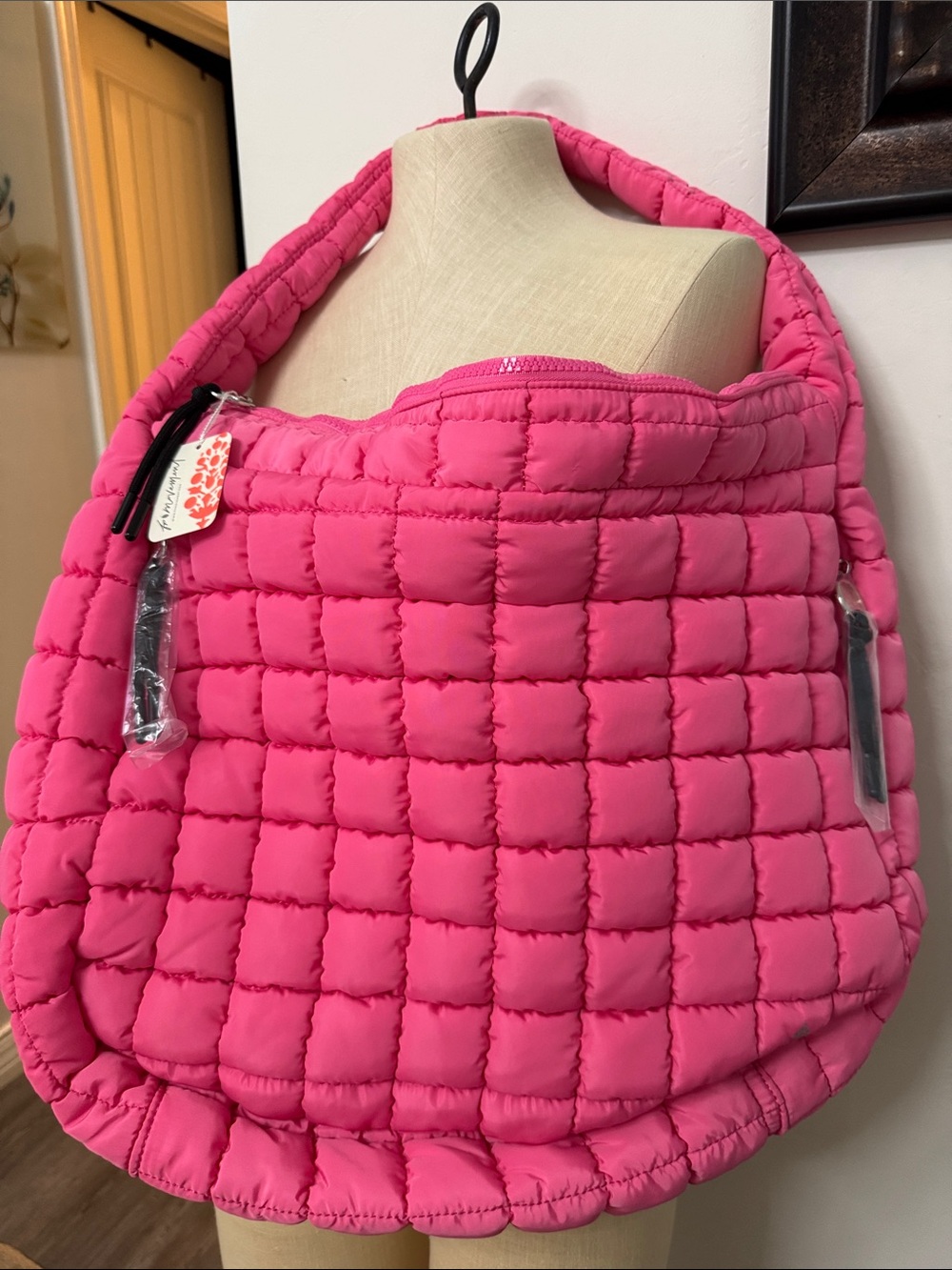 Free People Movement- NWT Quilted Buble Gum Carryall Bag